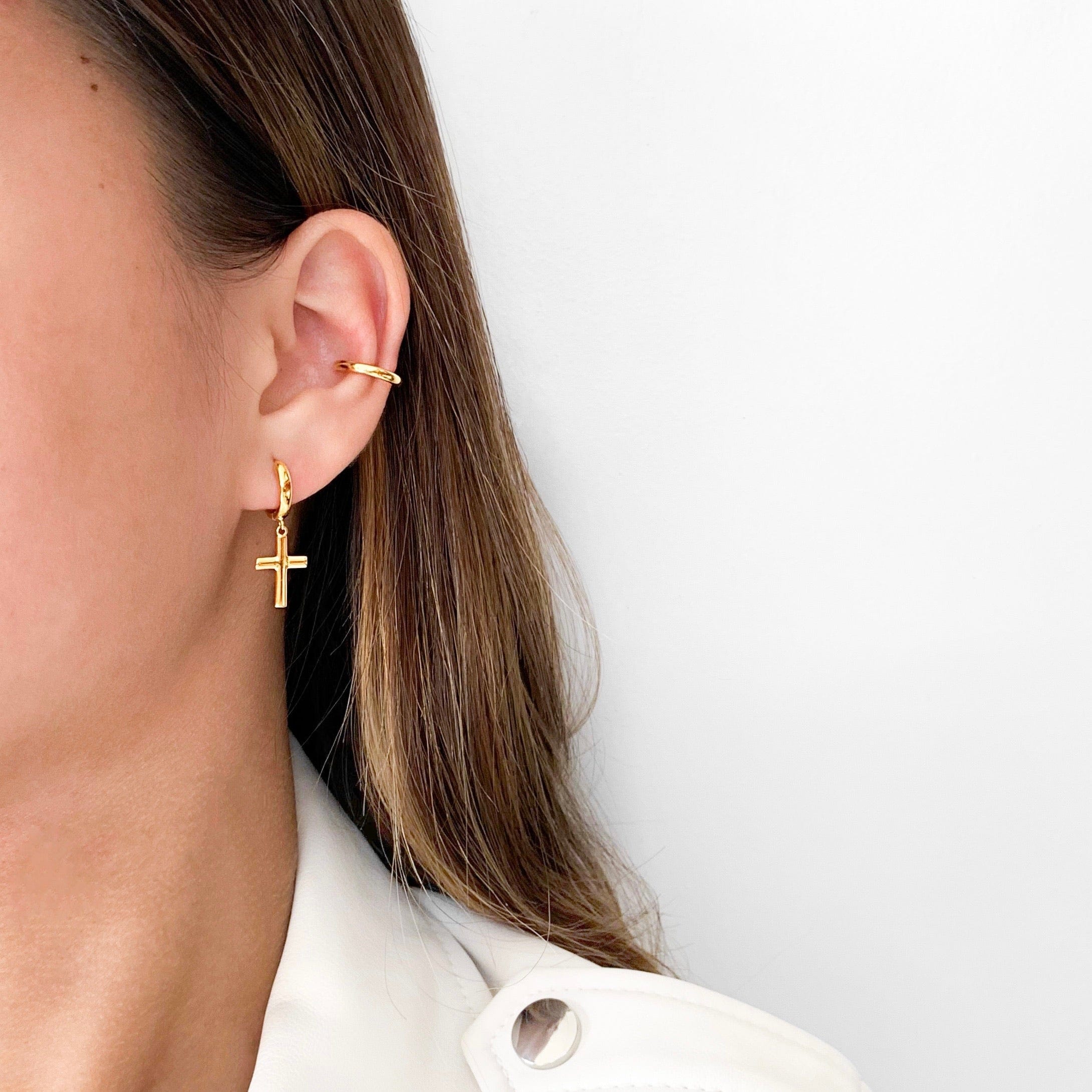 Cross Dangle Earrings SIEMPRE