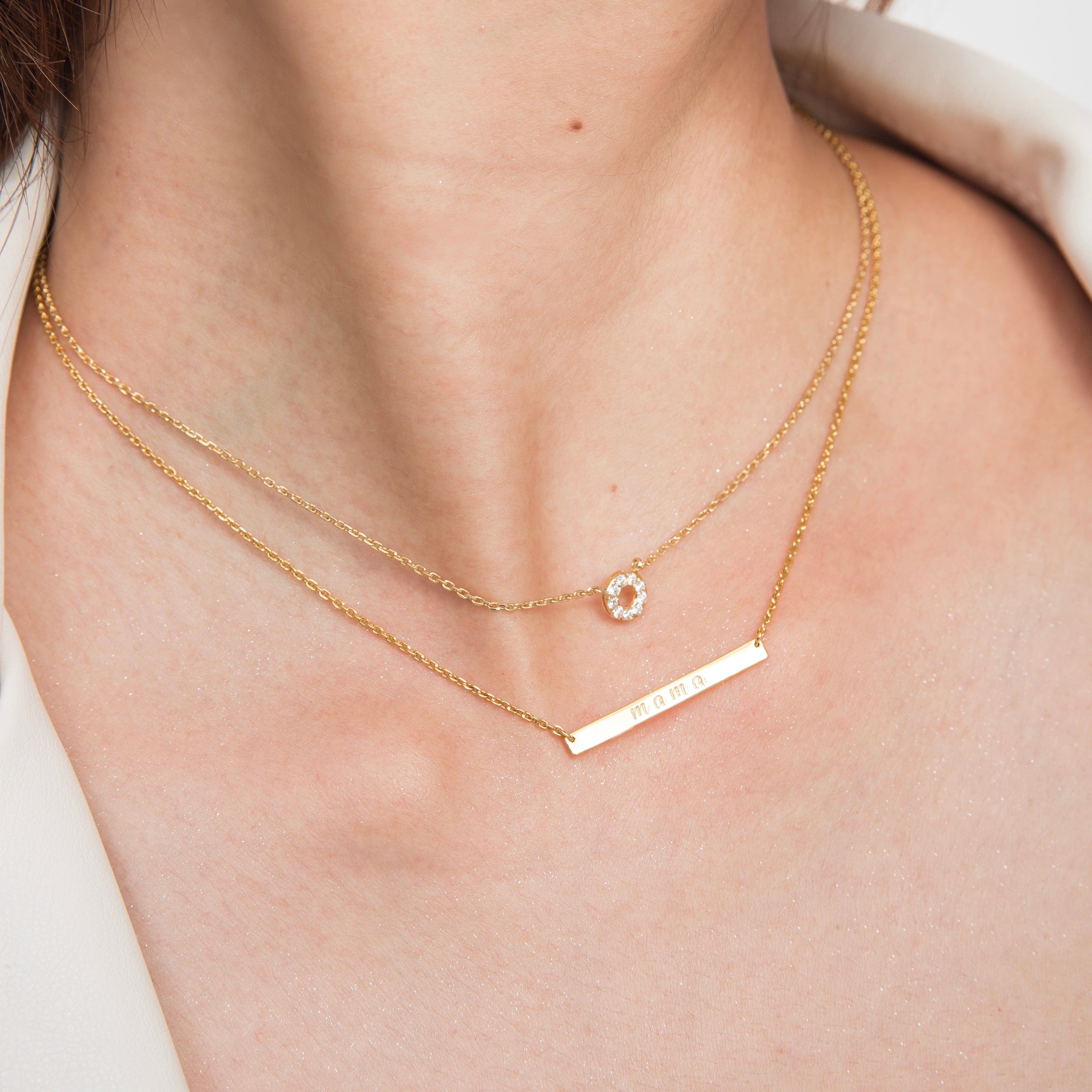 Cheap bar shop necklace