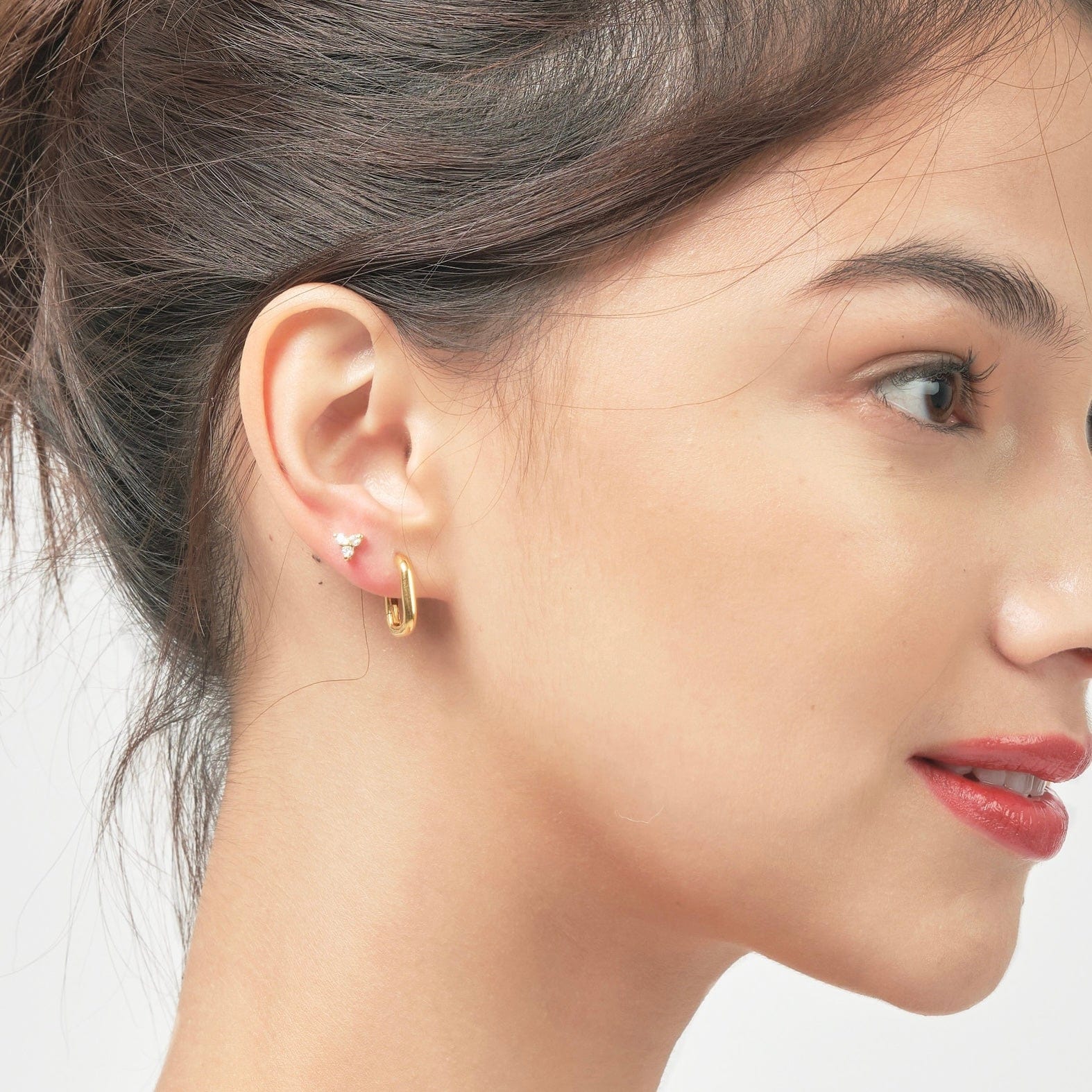 Cheap real gold earrings shop