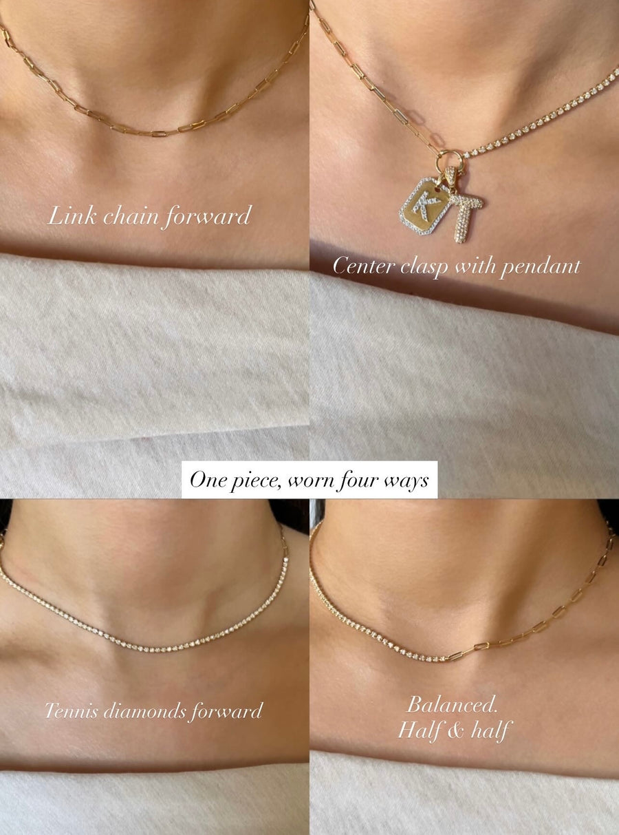 (PRE-ORDER) 18K Hybrid Tennis Choker
