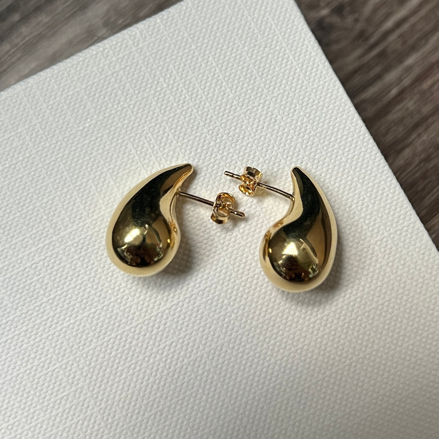 (PRE-ORDER) 18K Teardrop Earrings