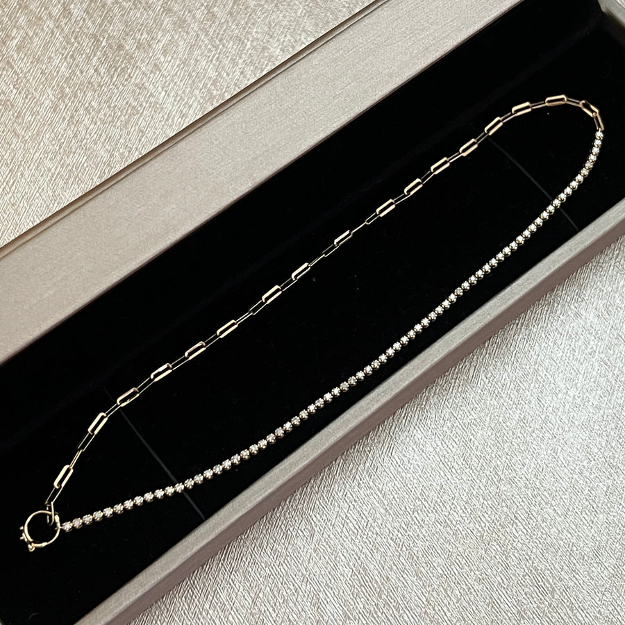 (PRE-ORDER) 18K Hybrid Tennis Choker
