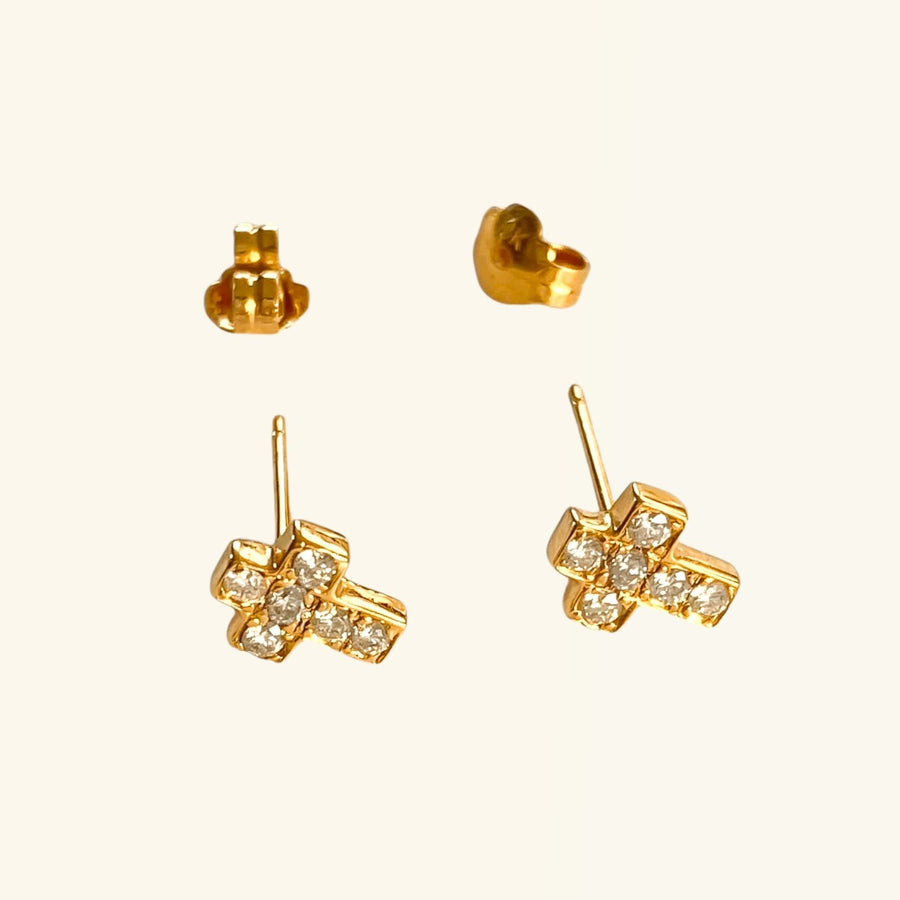 CROSS Studs Best affordable cheap fine jewelry Best Fine Jewelry Philippines Online cheap solid gold jewelry PH Top Jewelry online stores Philippines Best affordable Custom Jewelry PH minimal jewelry solid gold natural diamonds fine jewelry colored stones jewelry birth stone Engravable Fine Jewelry PH Best Personalized Jewelry For Moms Best Cheap personalized Jewelry 