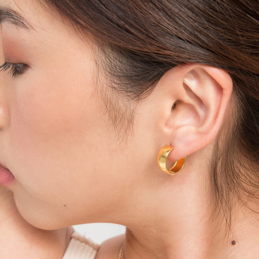 Piercing Aliexpress Hoop Earrings Gold Plated Personalized Hoop