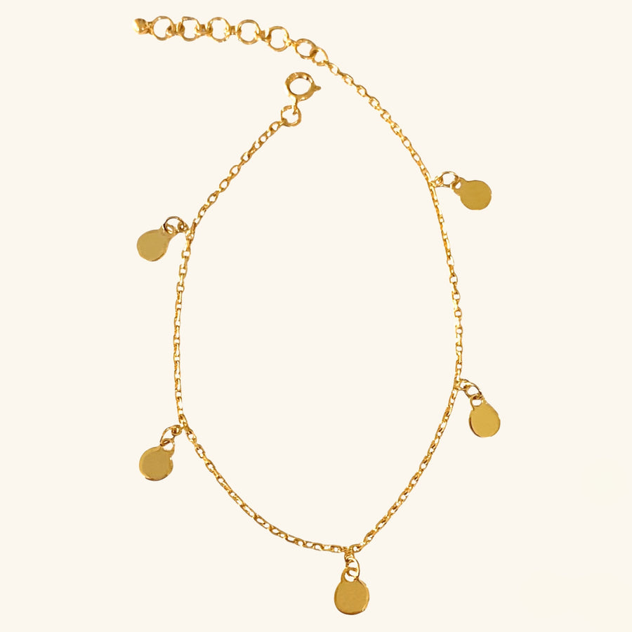Mini Disc Dangle Bracelet - Main Image